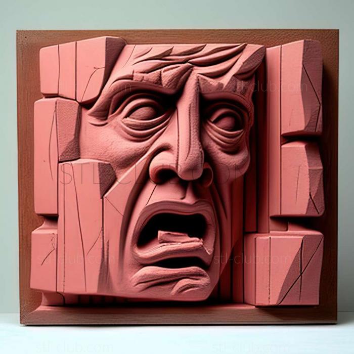 3D model Philip Guston (STL)